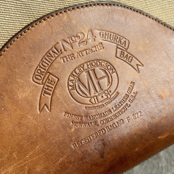 GHURKA The Attache No 24 Marley Hodgson Vintage Satchel - Picture 3 of 10